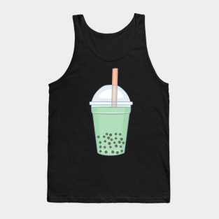 RPG Boba Polyhedral Dice Tea Tank Top